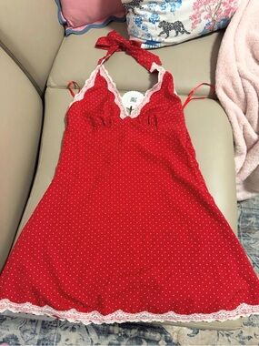 Red Polka Dot Dress- Hazel and Olive Boutique